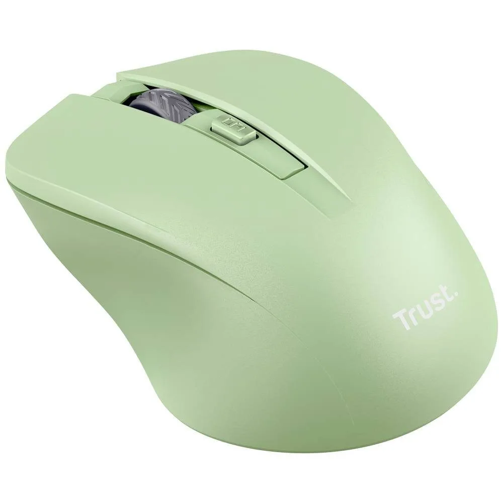 Мышь Trust Mydo Silent Wireless Green (25042) — фото 3