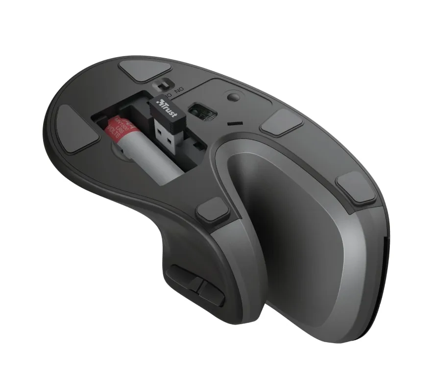 Мышь Trust Verro Ergonomic Wireless Black (23507) — фото 6
