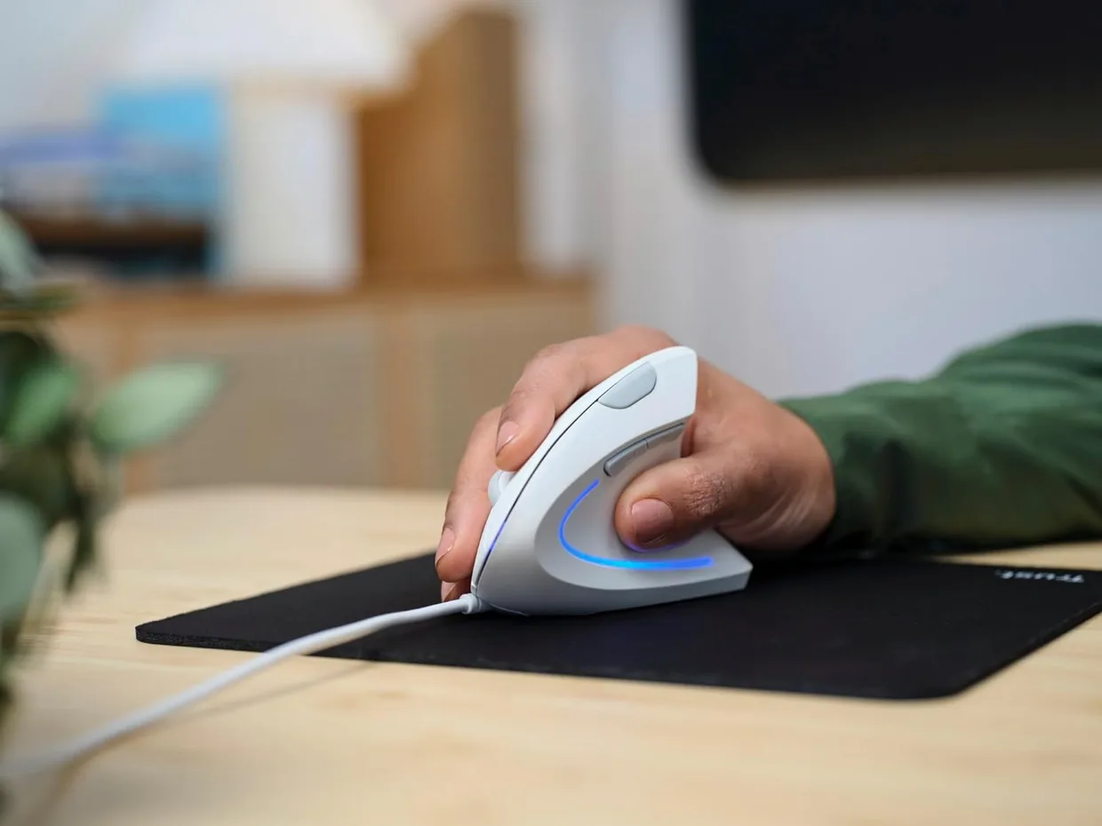 Мышь Trust Verto Ergonomic White (25133) — фото 7
