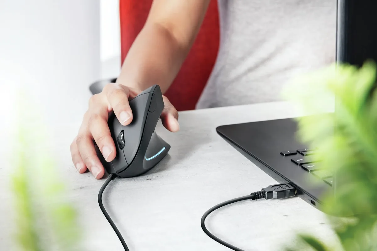 Мышь Trust Verto Ergonomic Black (22885) — фото 7