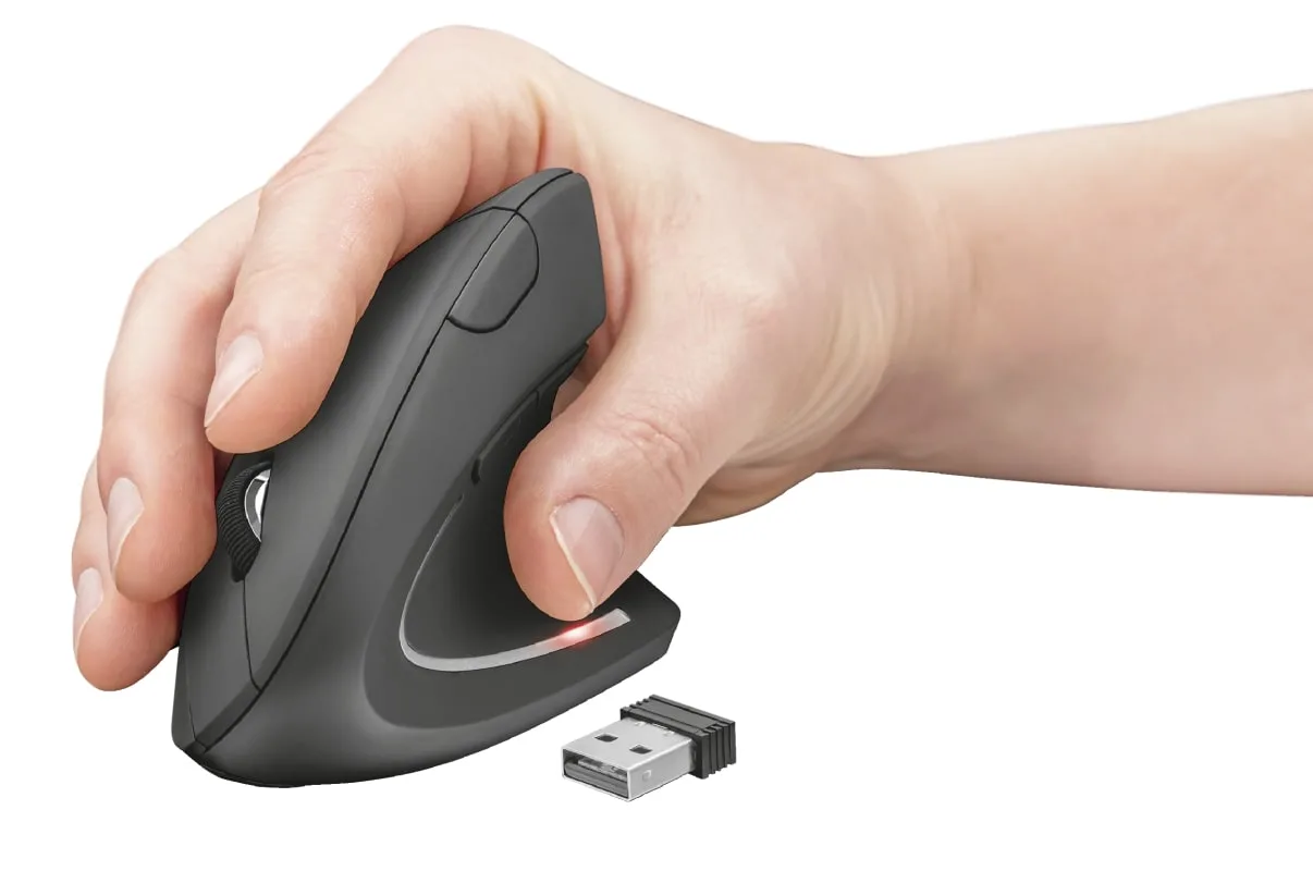 Мышь Trust Verto Ergonomic Wireless Black (22879) — фото 2