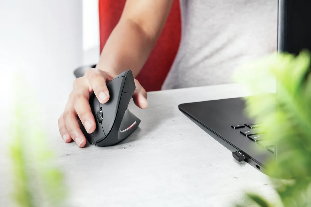 Мышь Trust Verto Ergonomic Wireless Black (22879) — фото 7