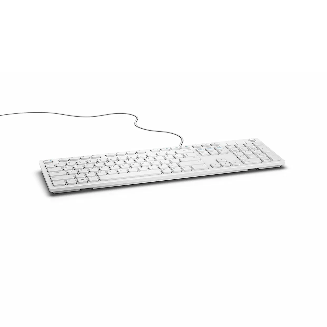 Клавиатура Dell KB216 Multimedia US International White (580-ADGM) — фото 3