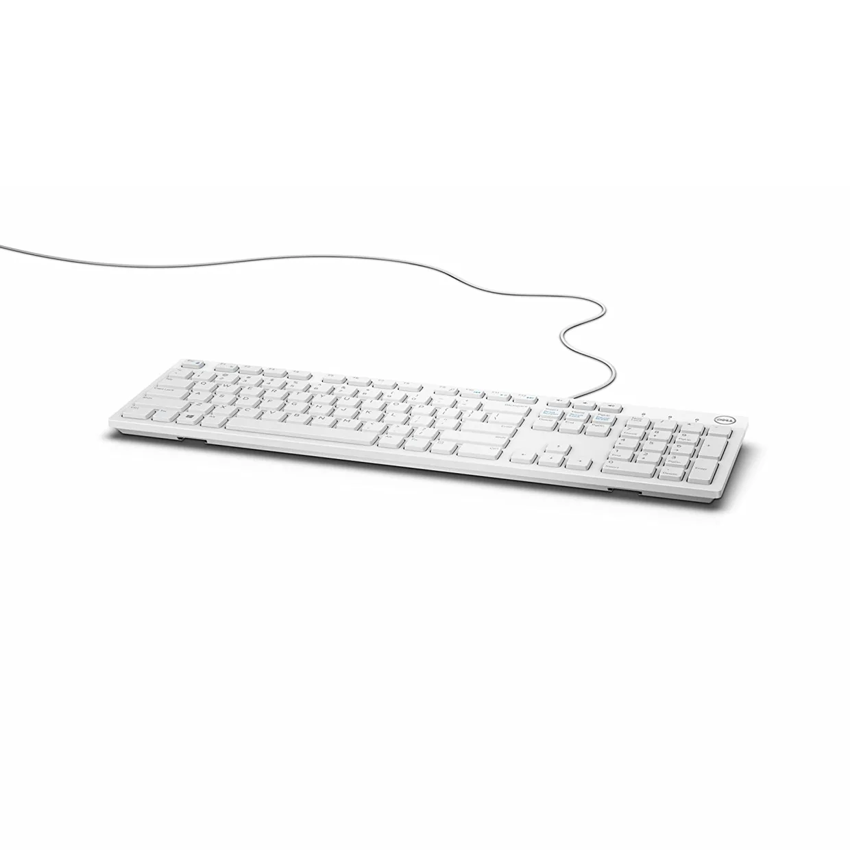 Клавиатура Dell KB216 Multimedia US International White (580-ADGM) — фото 4