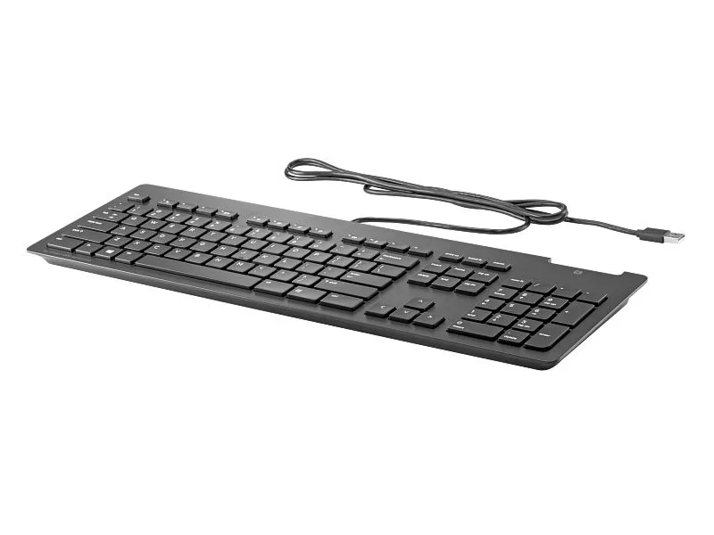 Клавиатура HP Business Slim v2 SmartCard Ukr Black (A71J9AA)