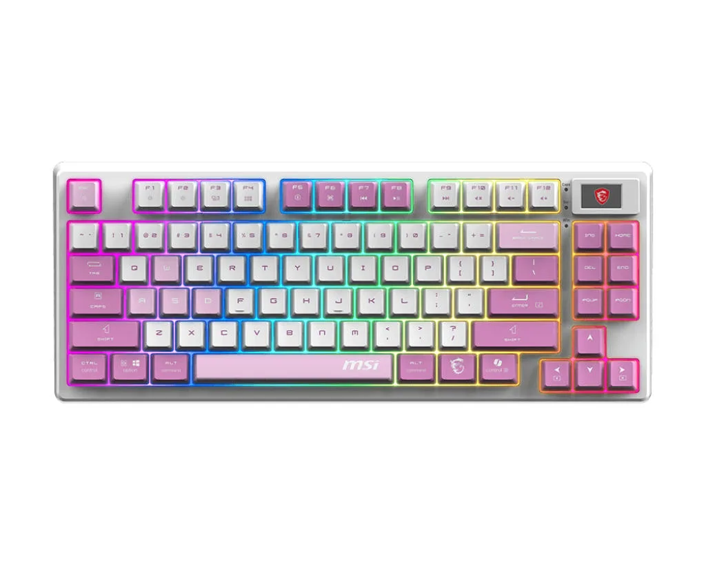 Клавиатура MSI Forge GK600 TKL Wireless Ukr Violet (S11-43UAQ01-HH9)