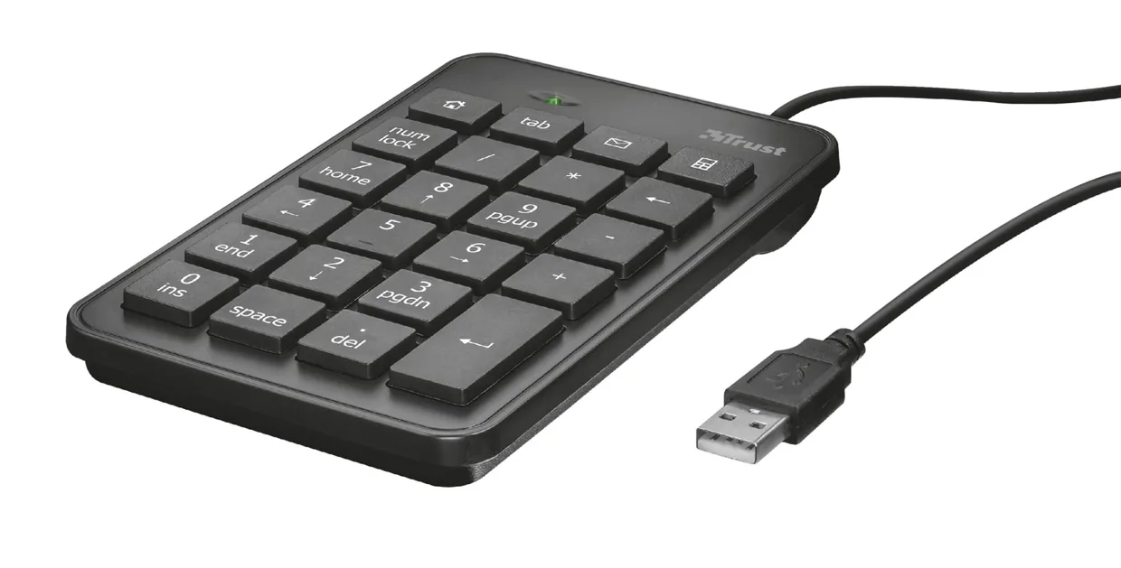 Клавиатура Trust Xalas USB Numeric Keypad Black (22221) — фото 2