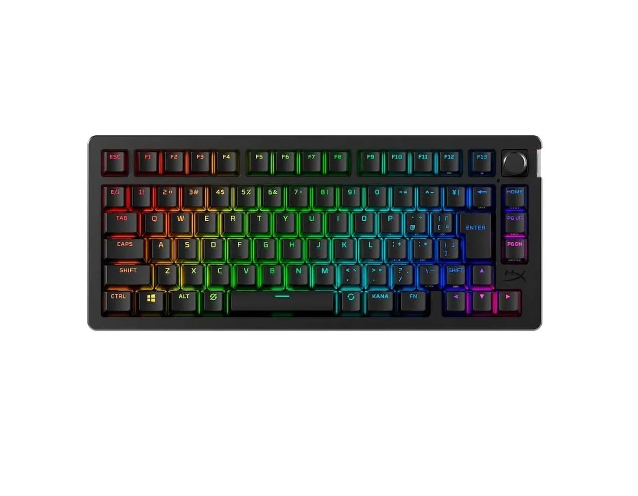 Клавіатура HyperX Alloy Rise 75 Wireless Red Ukr Black (91Y91AA)
