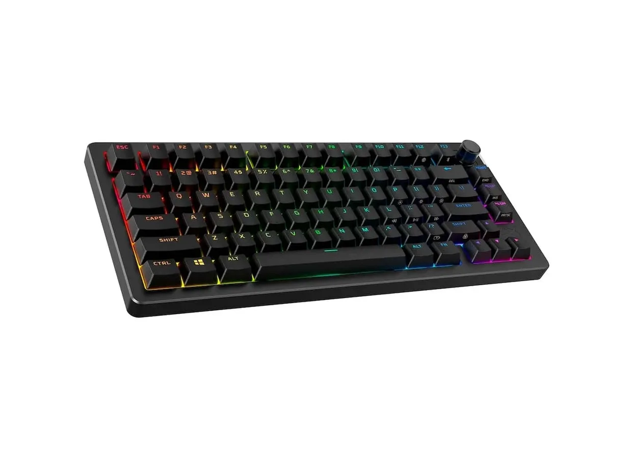 Клавіатура HyperX Alloy Rise 75 Wireless Red Ukr Black (91Y91AA) — фото 2