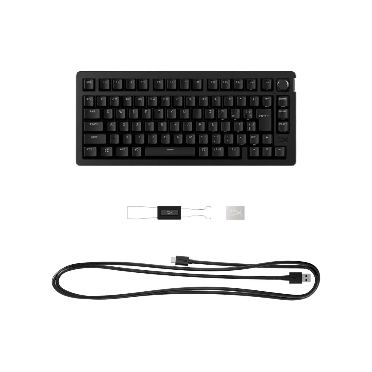 Клавіатура HyperX Alloy Rise 75 Wireless Red Ukr Black (91Y91AA) — фото 5