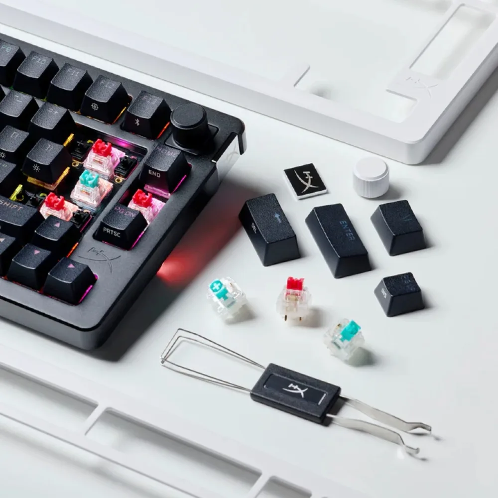 Клавіатура HyperX Alloy Rise 75 Wireless Red Ukr Black (91Y91AA) — фото 6