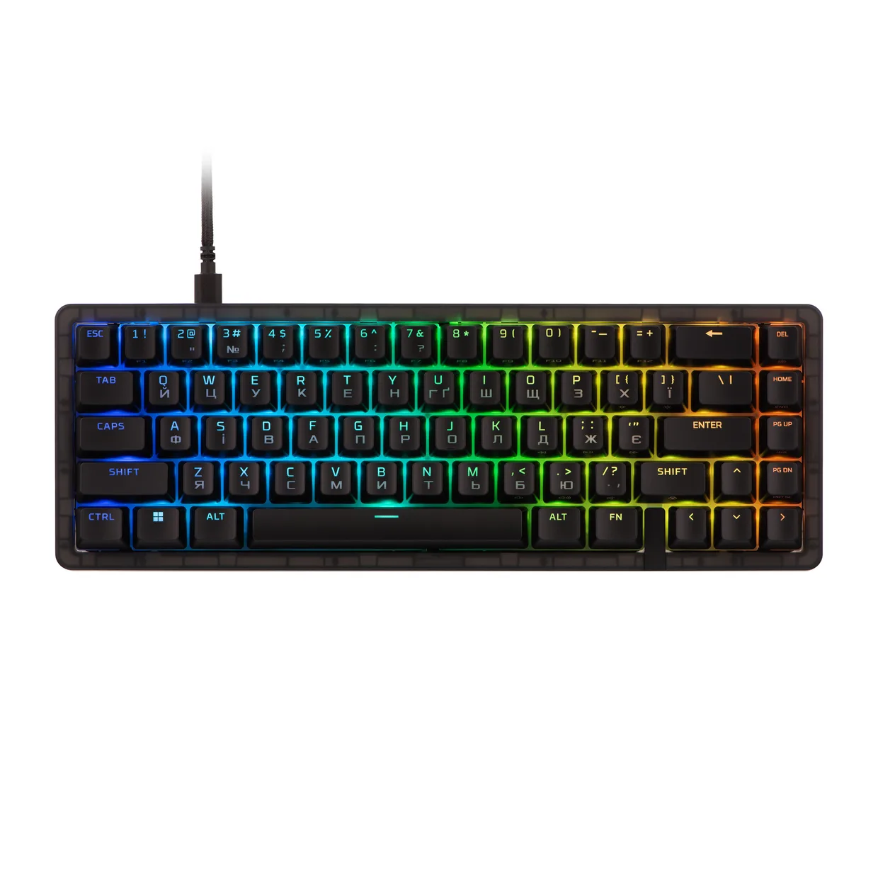 Клавиатура HyperX Origins 2 65 Red Ukr Black (B4QS3AA)