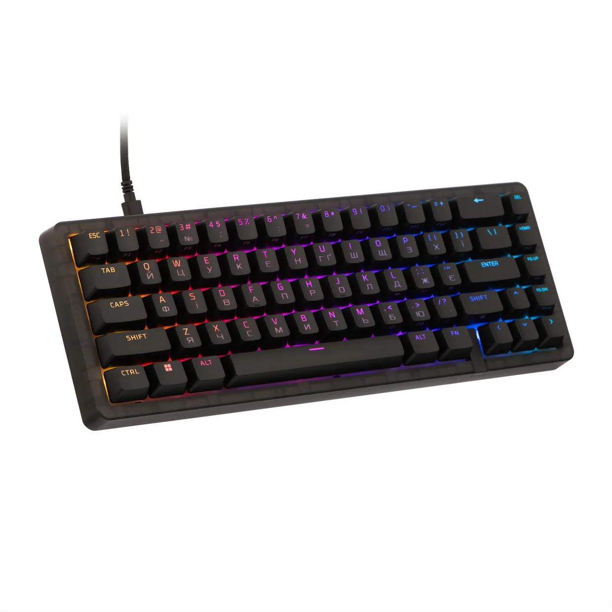 Клавиатура HyperX Origins 2 65 Red Ukr Black (B4QS3AA) — фото 3