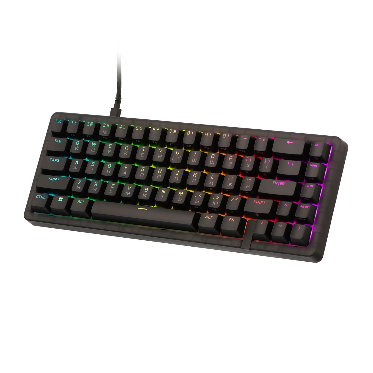 Клавиатура HyperX Origins 2 65 Red Ukr Black (B4QS3AA) — фото 4