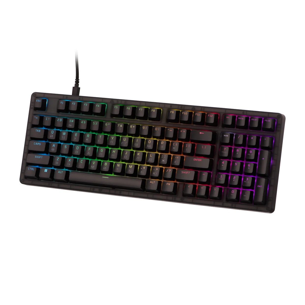 Клавіатура HyperX Origins 2 1800 Red Ukr Black (B4QS4AA) — фото 4