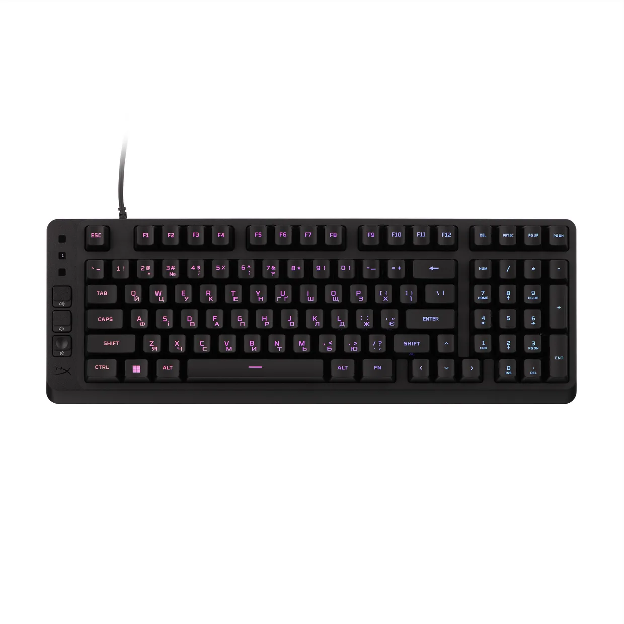 Клавіатура HyperX Eve 1800 Ukr Black (B7JE0AA)