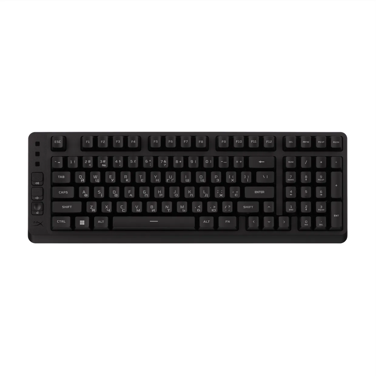 Клавіатура HyperX Eve 1800 Ukr Black (B7JE0AA) — фото 2