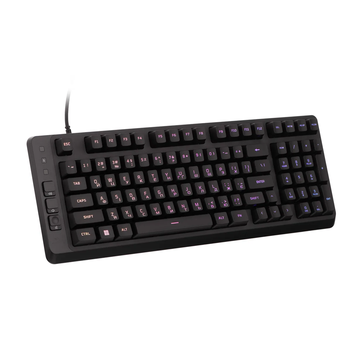 Клавіатура HyperX Eve 1800 Ukr Black (B7JE0AA) — фото 3