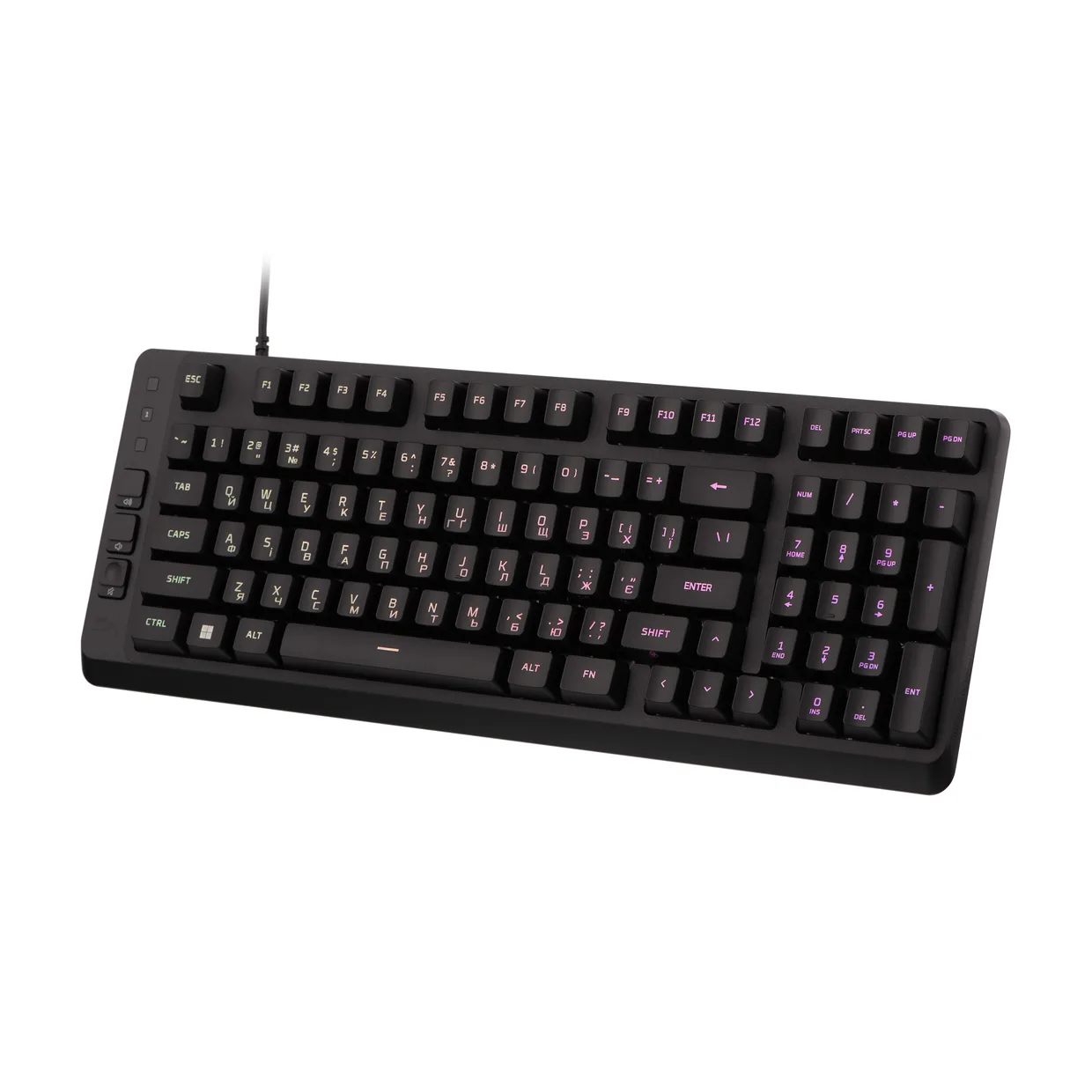 Клавіатура HyperX Eve 1800 Ukr Black (B7JE0AA) — фото 4