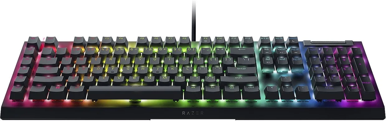 Клавіатура Razer BlackWidow V4 X Yellow Switch Rus Black (RZ03-04702500-R3R1) — фото 3