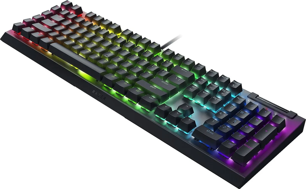 Клавіатура Razer BlackWidow V4 X Yellow Switch Rus Black (RZ03-04702500-R3R1) — фото 5