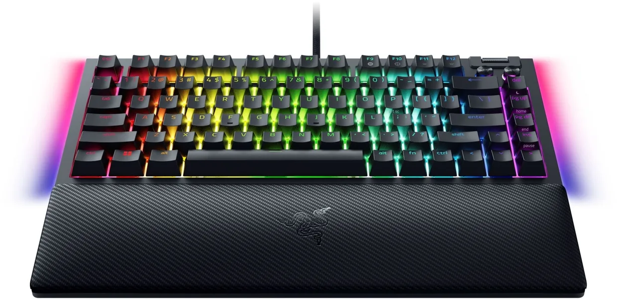 Клавиатура Razer BlackWidow V4 75% Orange Switch Black (RZ03-05000100-R3M1) — фото 3