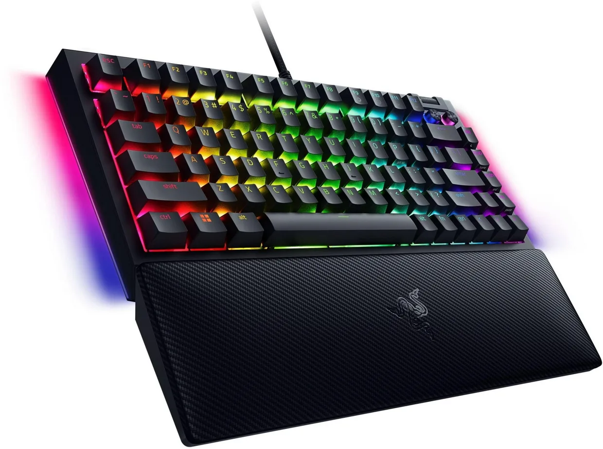 Клавиатура Razer BlackWidow V4 75% Orange Switch Black (RZ03-05000100-R3M1) — фото 4
