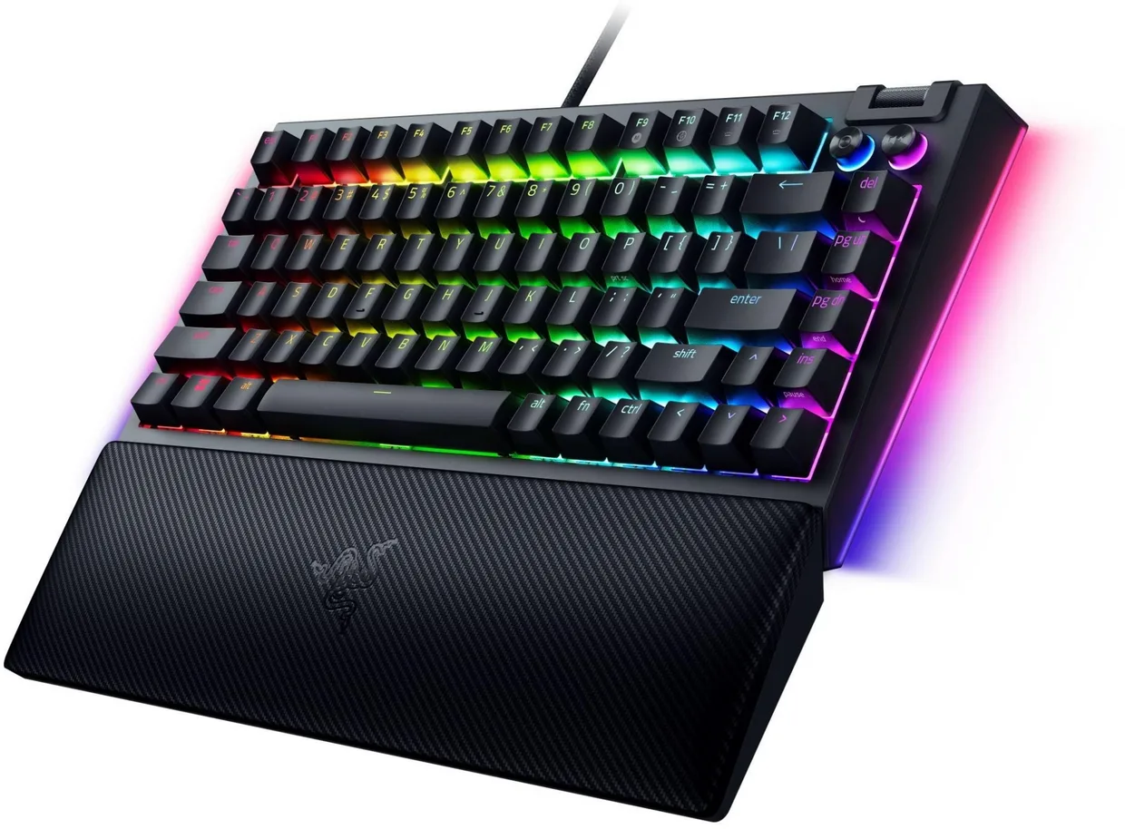 Клавиатура Razer BlackWidow V4 75% Orange Switch Black (RZ03-05000100-R3M1) — фото 5