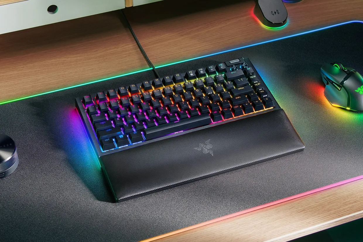 Клавиатура Razer BlackWidow V4 75% Orange Switch Black (RZ03-05000100-R3M1) — фото 7