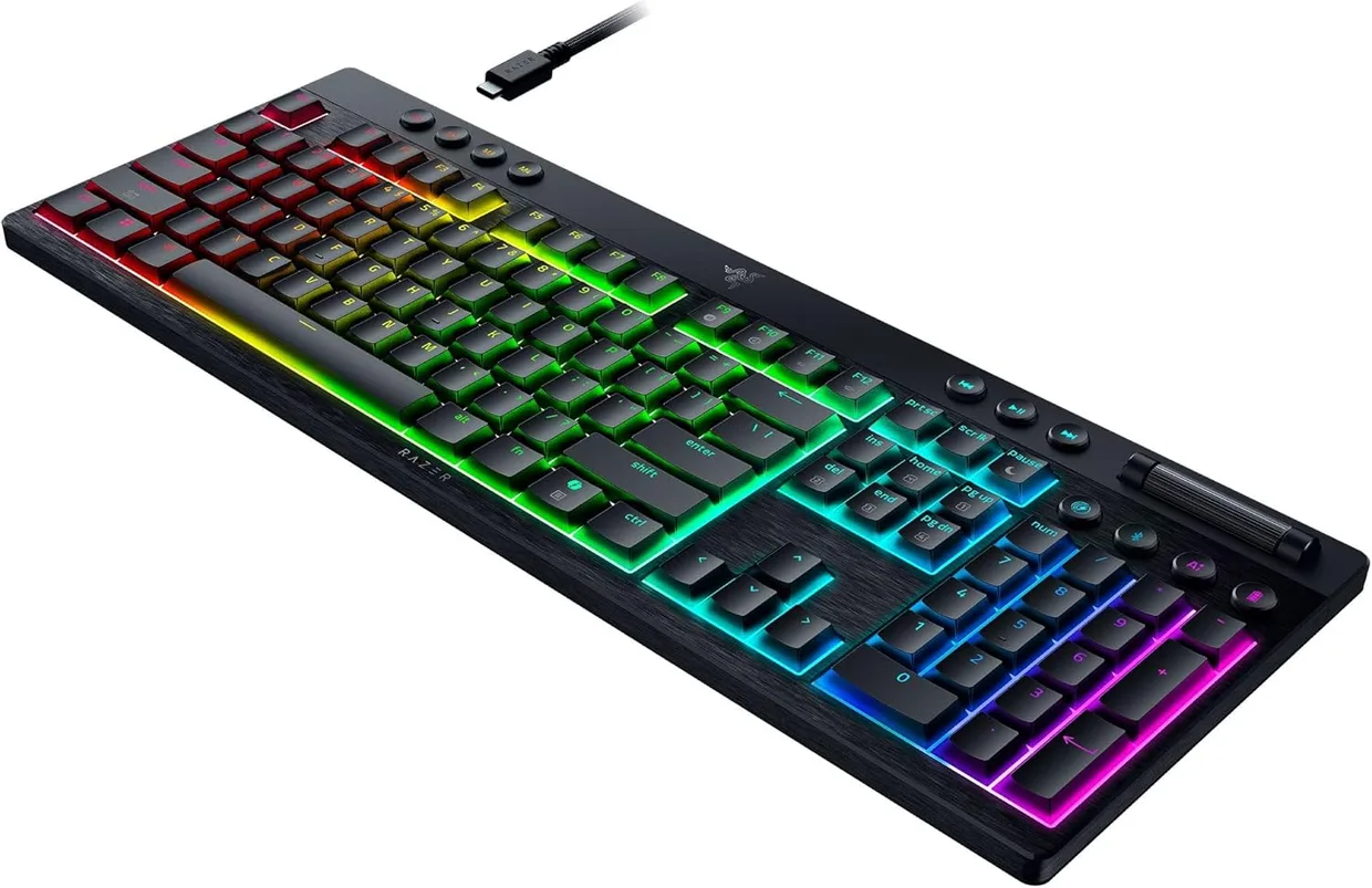 Клавіатура Razer BlackWidow V4 Low-profile HyperSpeed Yellow Switch Black (RZ03-05271500-R3M1) — фото 3