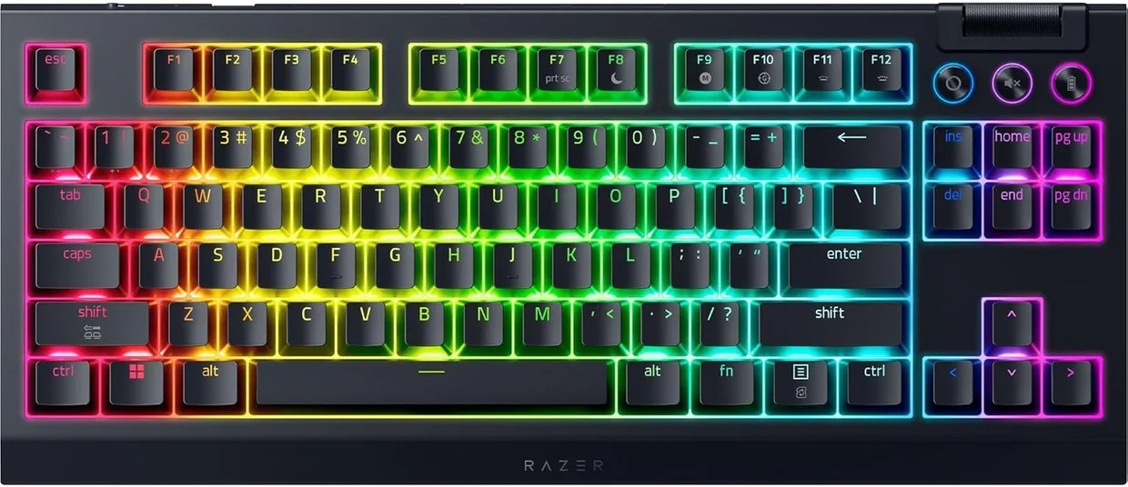 Клавиатура Razer BlackWidow V4 TKL HyperSpeed Orange Switch Black (RZ03-05480100-R3M1)