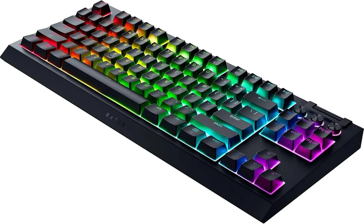 Клавиатура Razer BlackWidow V4 TKL HyperSpeed Orange Switch Black (RZ03-05480100-R3M1) — фото 2