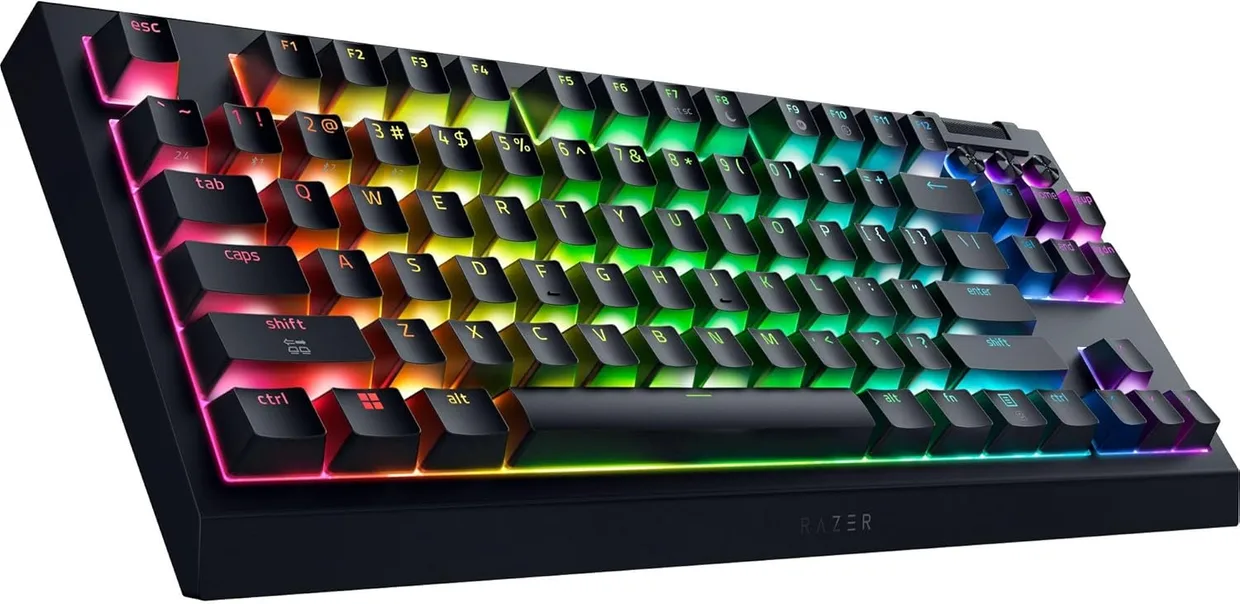 Клавиатура Razer BlackWidow V4 TKL HyperSpeed Orange Switch Black (RZ03-05480100-R3M1) — фото 3