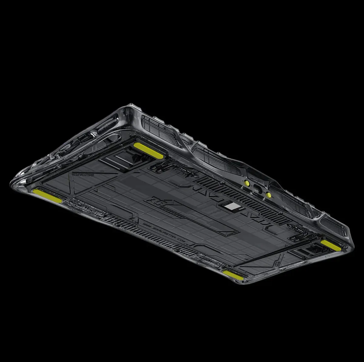 Клавіатура GravaStar Mercury K1 Lite Wireless Ukr Transparent Black (GS K1 LITE_XTAL_BLK) — фото 7