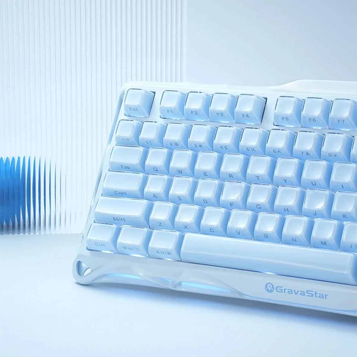 Клавиатура GravaStar Mercury K1 Wireless Ice Blue (GS K1_BLU) — фото 3