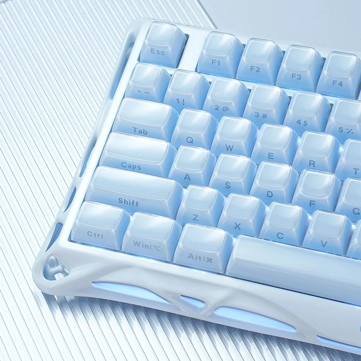 Клавиатура GravaStar Mercury K1 Wireless Ice Blue (GS K1_BLU) — фото 5