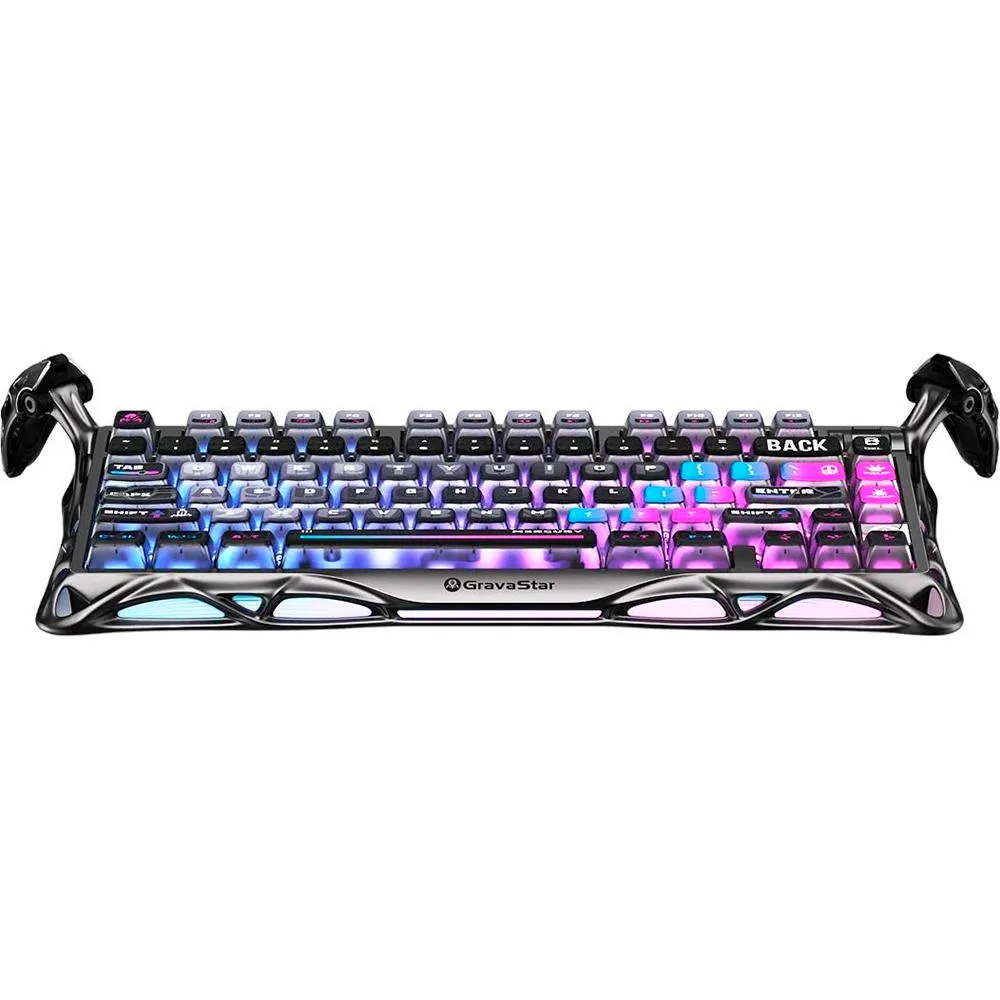 Клавіатура GravaStar Mercury K1 Pro Wireless Kailh Speedy Mint Cyberpunk (GS K1 PRO_CBLK) — фото 10