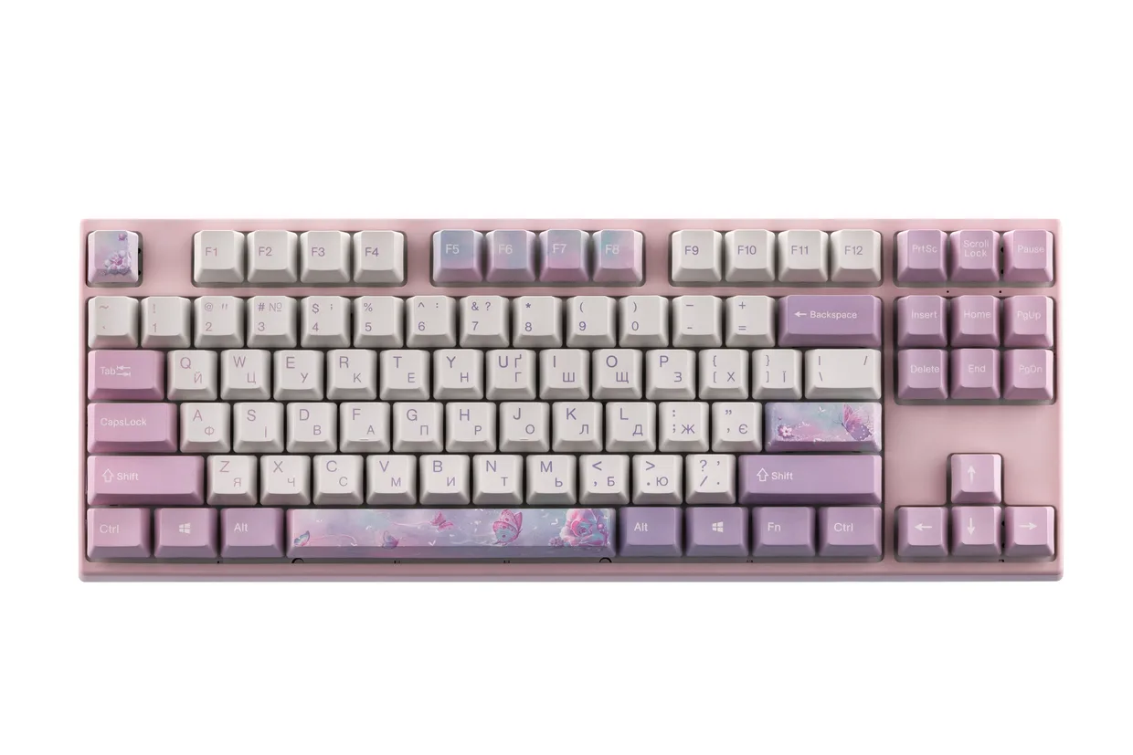 Клавиатура Varmilo VED87 Dreams On Board Cherry MX Red Pink (A29A030D4A0A17A028)