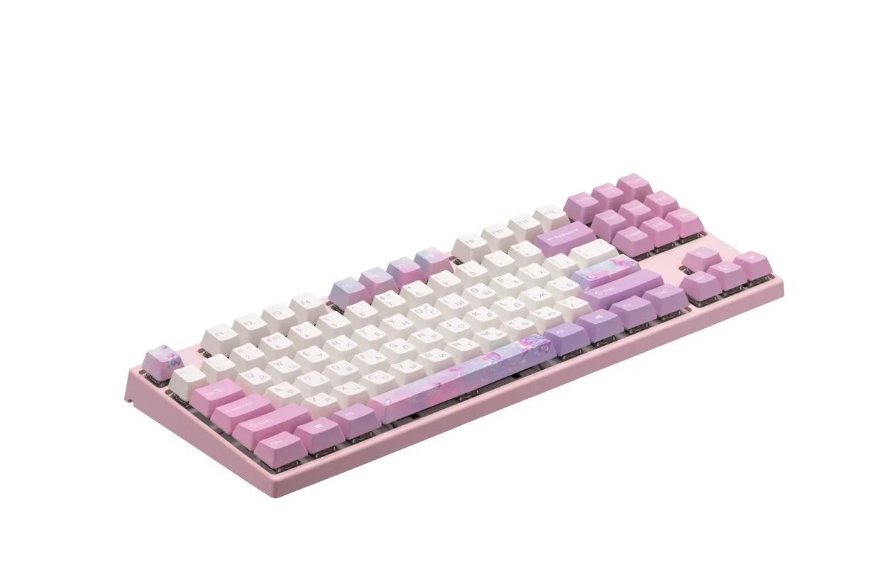 Клавиатура Varmilo VED87 Dreams On Board Cherry MX Red Pink (A29A030D4A0A17A028) — фото 2