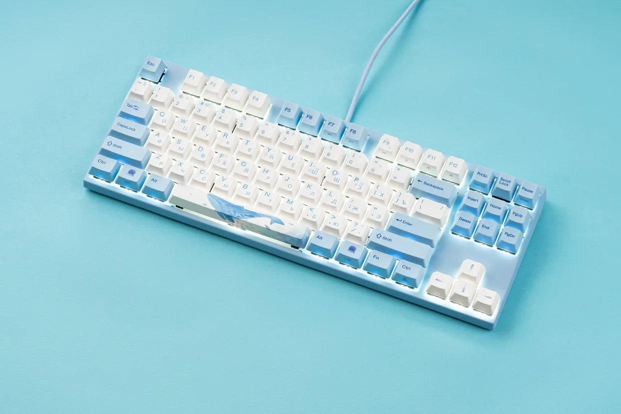 Клавіатура Varmilo VEM87 Sea Melody EC V2 Ivy Ukr (A33A038B1A3A17A033) — фото 2