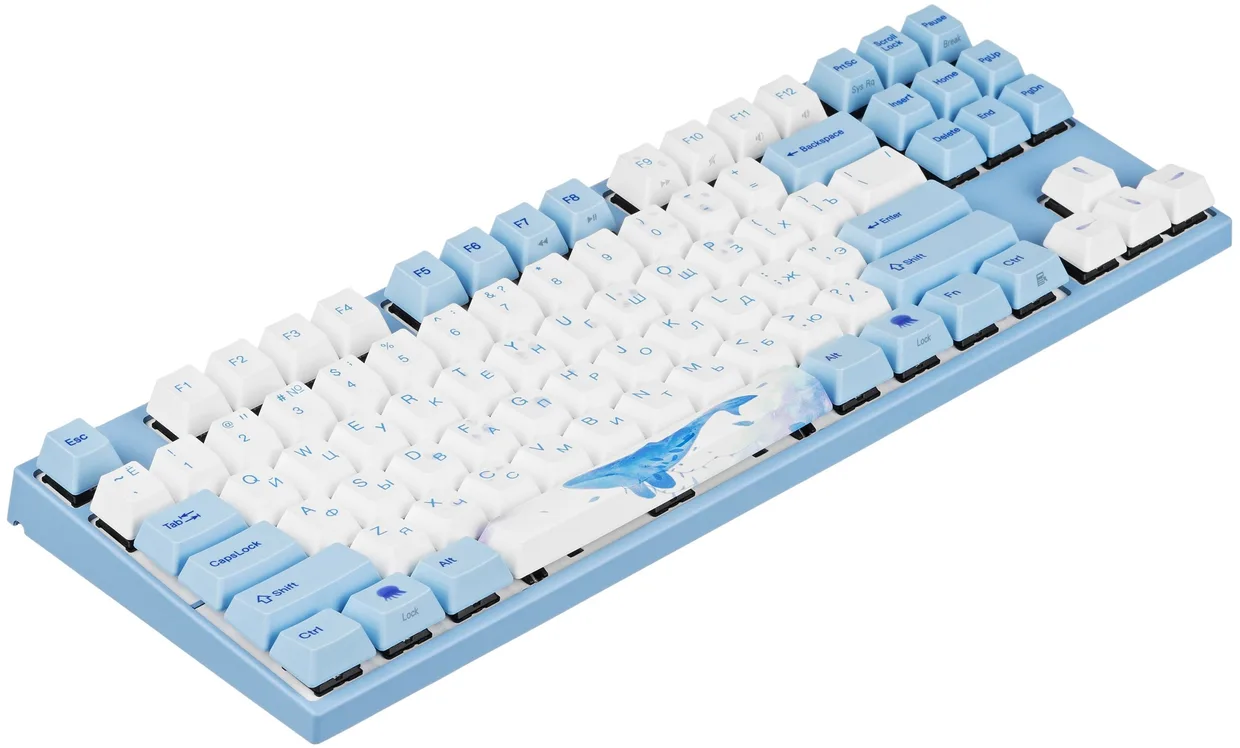 Клавіатура Varmilo VEM87 Sea Melody EC V2 Ivy Ukr (A33A038B1A3A17A033) — фото 4