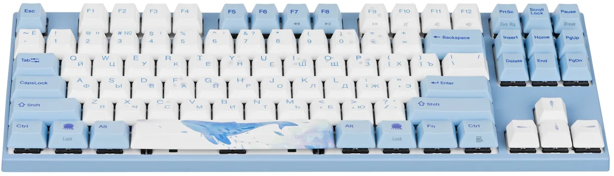 Клавіатура Varmilo VEM87 Sea Melody EC V2 Ivy Ukr (A33A038B1A3A17A033) — фото 5