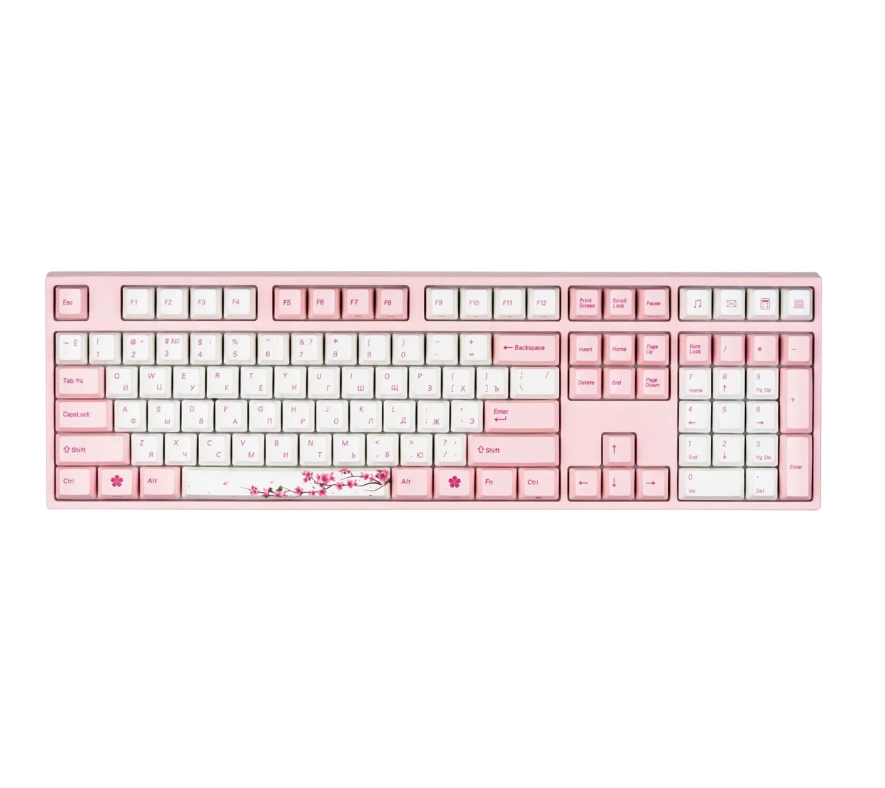 Клавиатура Varmilo VEM108 Sakura R1 EC V2 Ivy Ukr (A36A042B1A3A17A036)