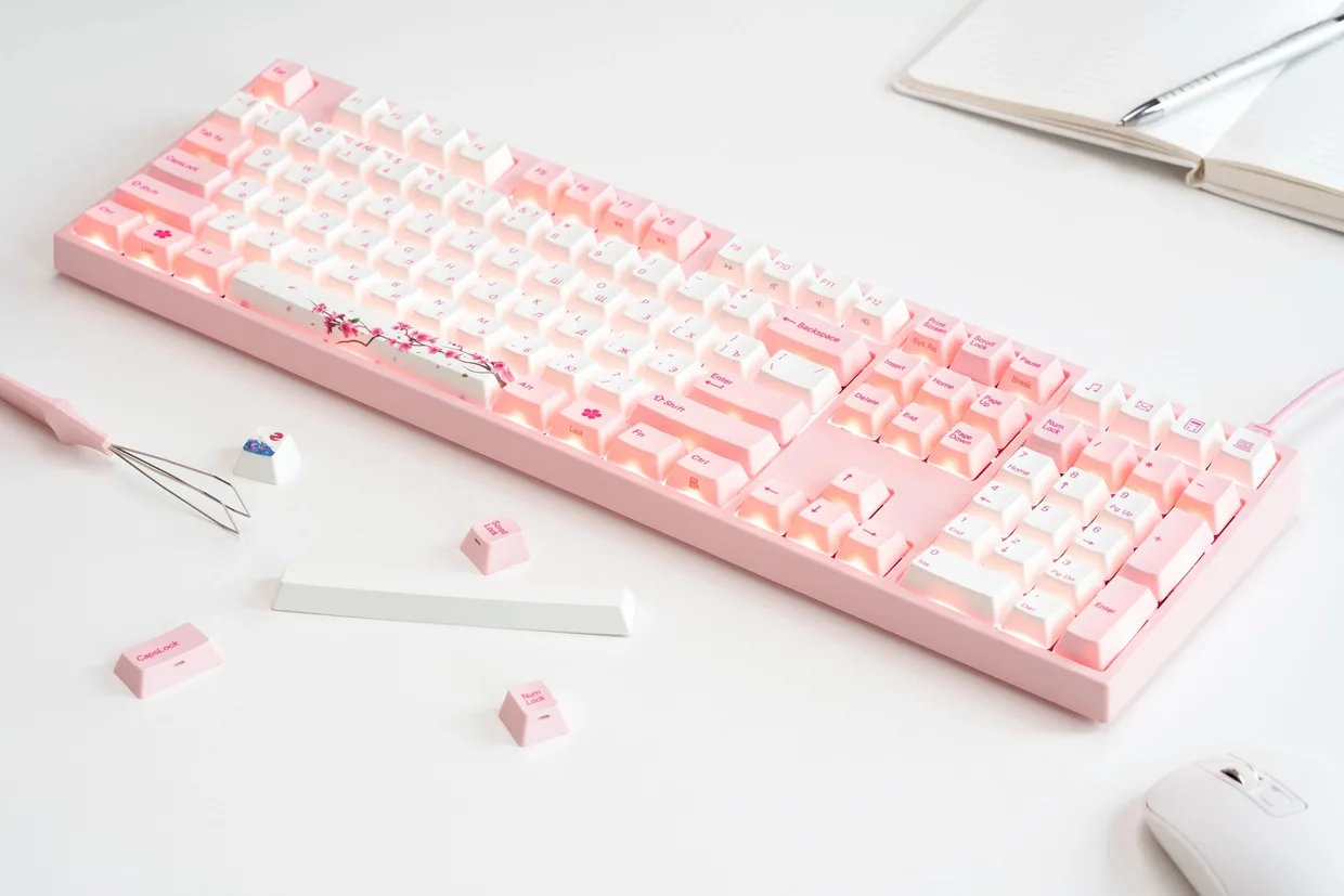Клавиатура Varmilo VEM108 Sakura R1 EC V2 Ivy Ukr (A36A042B1A3A17A036) — фото 3