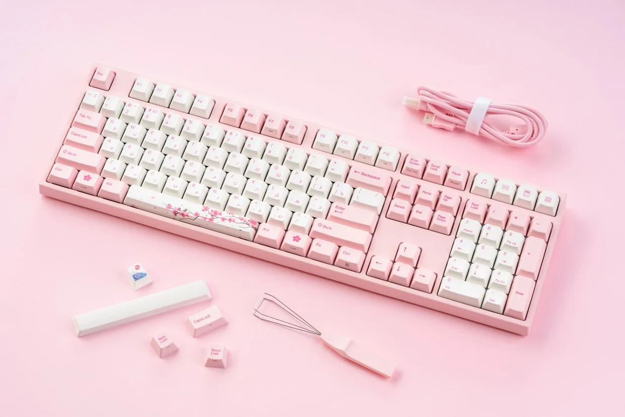 Клавиатура Varmilo VEM108 Sakura R1 EC V2 Ivy Ukr (A36A042B1A3A17A036) — фото 4