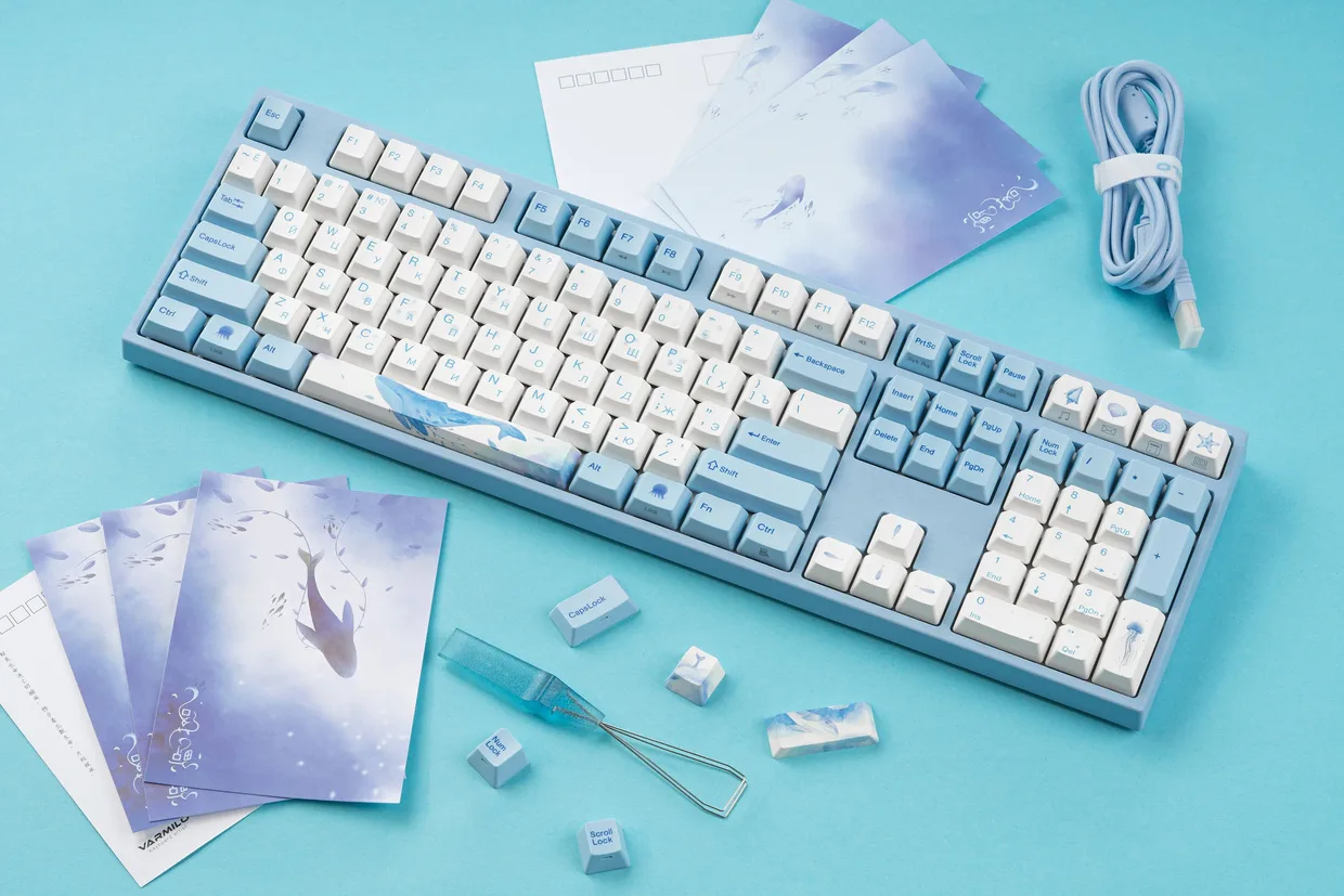 Клавиатура Varmilo VA108M Sea Melody Cherry MX Brown (VA108MN2W/WBPE7HR) — фото 3
