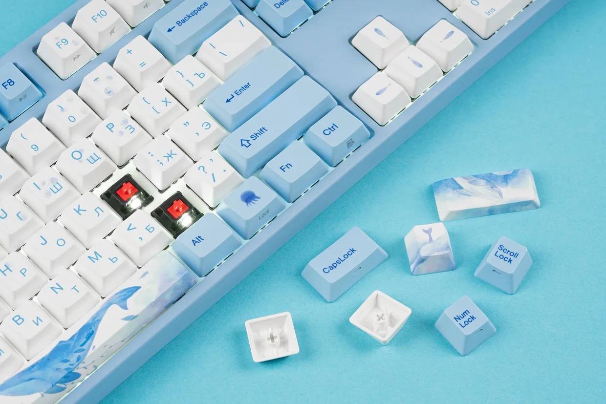 Клавиатура Varmilo VA108M Sea Melody Cherry MX Brown (VA108MN2W/WBPE7HR) — фото 5