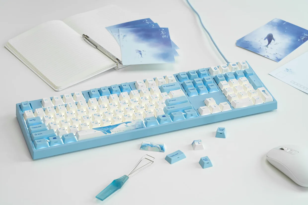 Клавиатура Varmilo VA108M Sea Melody Cherry MX Brown (VA108MN2W/WBPE7HR) — фото 6