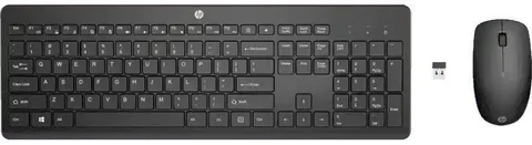 Комплект клавиатура и мышь HP 230 Wireless Ukr Black (18H24AA)