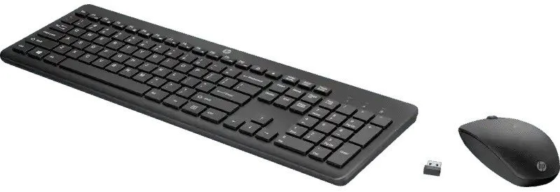 Комплект клавиатура и мышь HP 230 Wireless Ukr Black (18H24AA) — фото 2